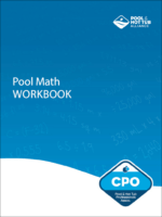 The workbook begins with a basic math skills test, allowing students to determine basic math knowledge and ability, and also includes important conversions and calculation review. This product is designed for operators, service technicians, health officials, retail technicians, and those performing pool renovations. Learn how to calculate: Pool surface area Pool water volume Saturation index Filter surface area Flow rate Filter flow rate capacity Chemical dosage amounts Turnover rate Heater sizing Spa draining frequency Make-up water amount Maximum user load Total dynamic head